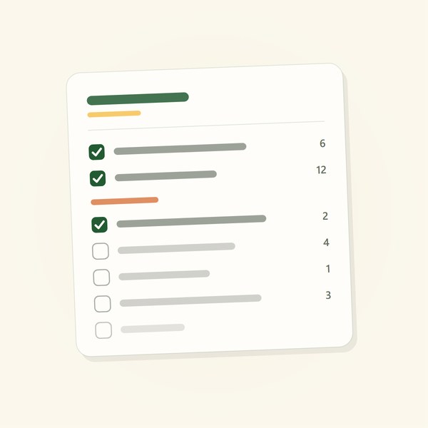 The boat provisioning checklist, sorted by locker instead of by aisle